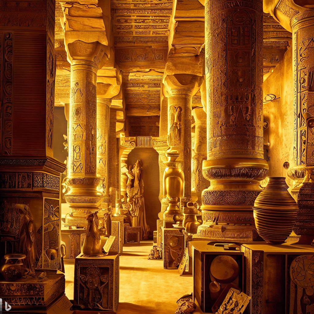 Imagen de un templo antiguo